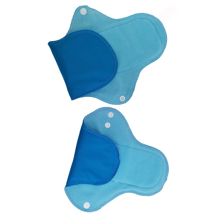 Washable Eco Friendly Reusable Women Menstrual Cloth Pads Premium Bamboo Fiber Sanitary Napkin Pads Competitive Price Factory