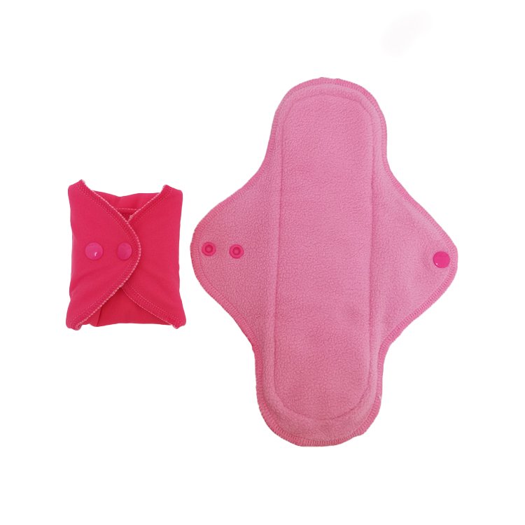 Washable Eco Friendly Reusable Women Menstrual Cloth Pads Premium Bamboo Fiber Sanitary Napkin Pads Competitive Price Factory