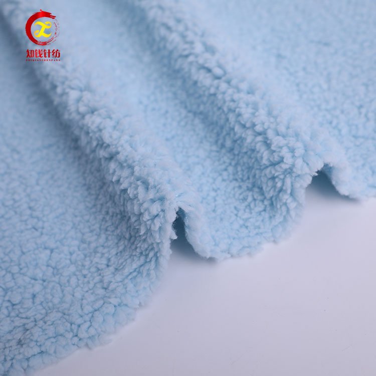 Shaoxing manufacturers fashion wholesale sherpa fleece fabric