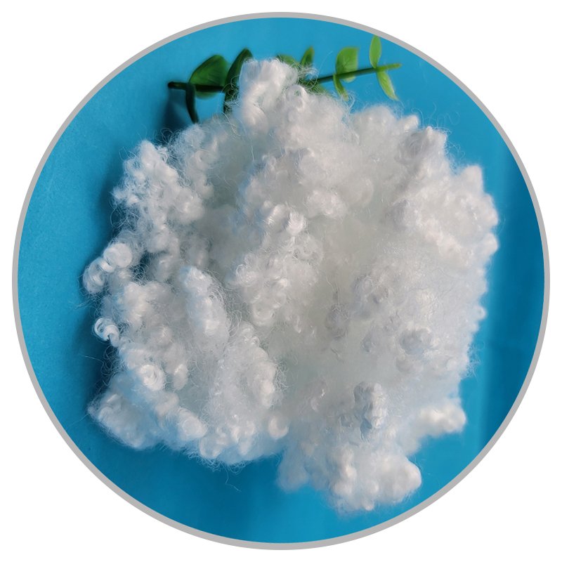 HCS 7d 15d 64mm 32mm Hollow Conjugated Siliconised Polyester Psf Fiber For Stuffing Pillow