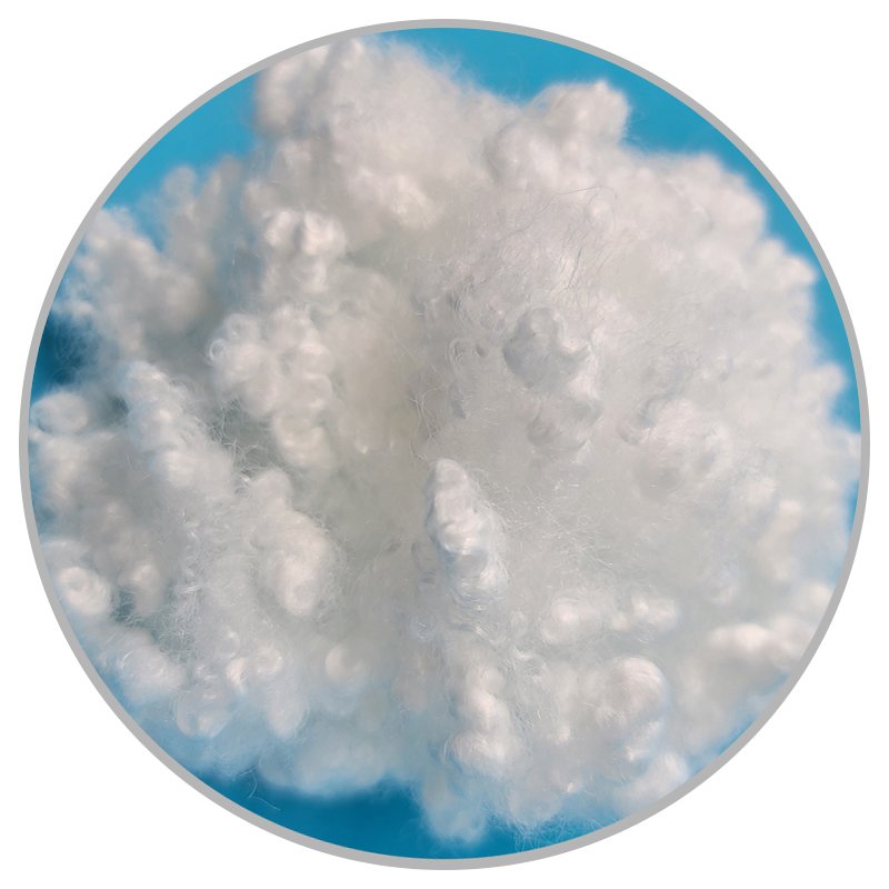 HCS 7d 15d 64mm 32mm Hollow Conjugated Siliconised Polyester Psf Fiber For Stuffing Pillow
