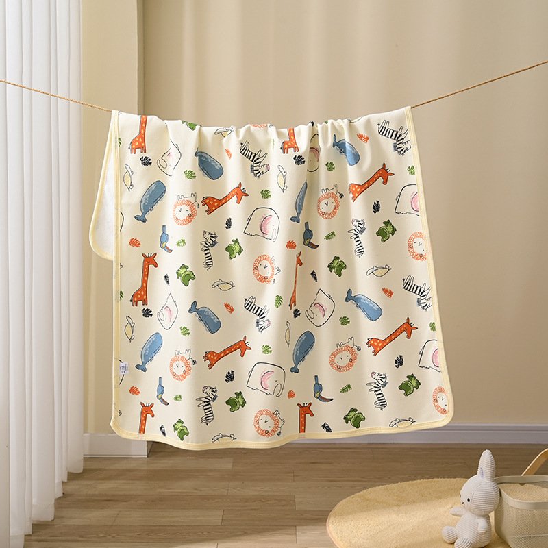Babyshow 30*40CM Bamboo Fiber Soft Blankets Infant Different Size Changing Print Mat Multi-function Folding Baby Changing Pads