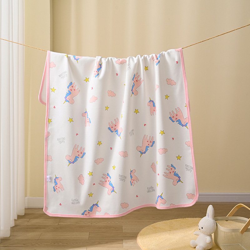 Babyshow 30*40CM Bamboo Fiber Soft Blankets Infant Different Size Changing Print Mat Multi-function Folding Baby Changing Pads