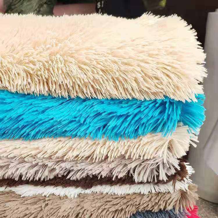 100% Polyester Solid color PV Plush Fabric for Making Toys for Garments lining Knitted Plain 10-15 Days delivery date