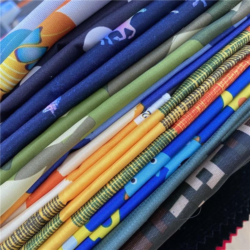 100% Polyester Fabric Printing Digital Oxford 300D 600D 900D Waterproof Tent Fabric Woven Fabrics Zhejiang Plain