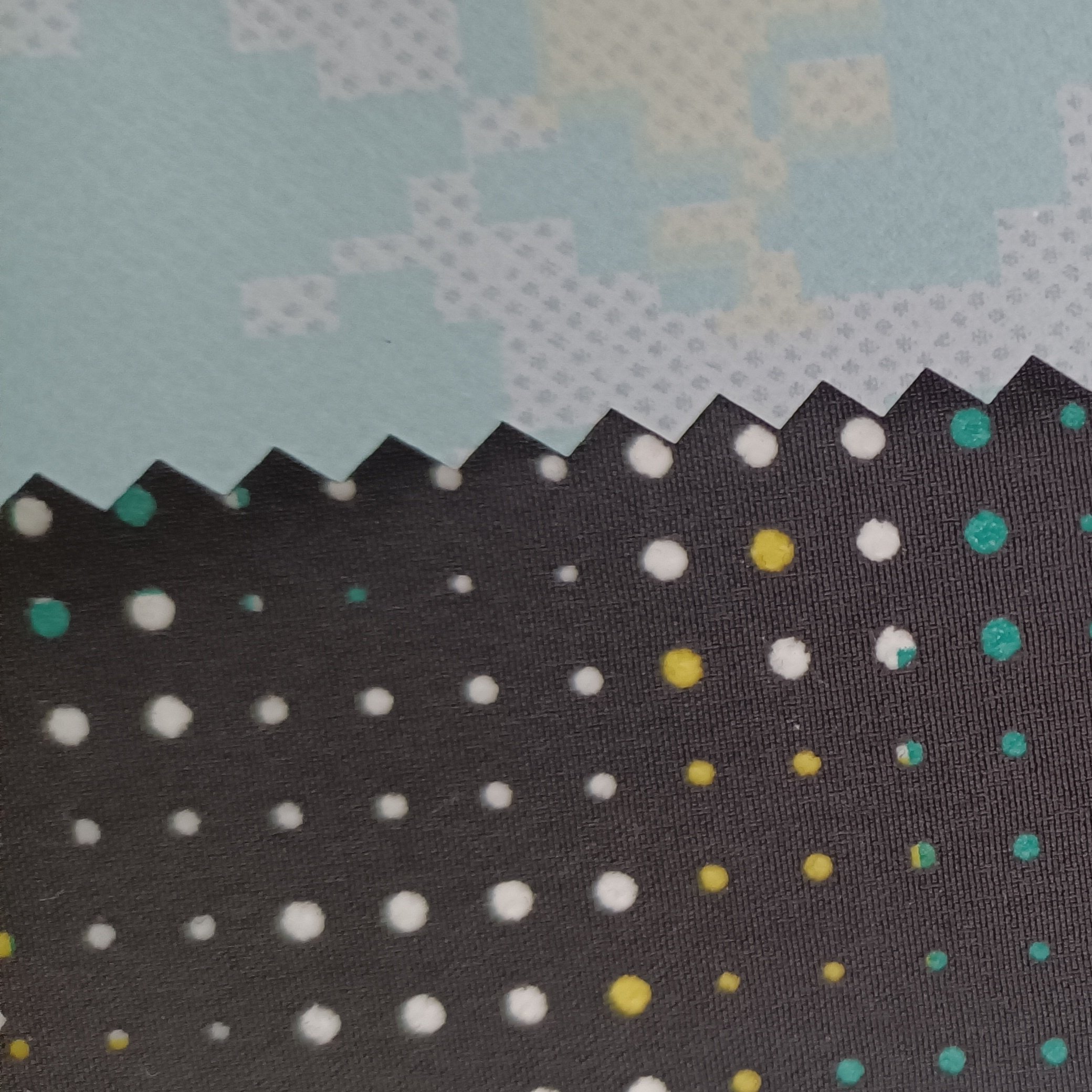 shell Fabric Waterproof Cationic Stretch With Small Holes Bonded Printed TPU Tpu Fabric Jacket Breathable Fabric
