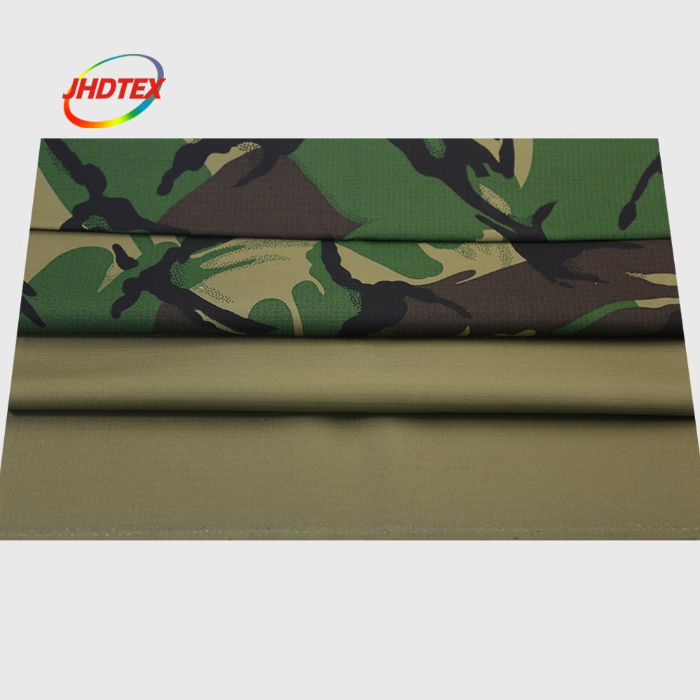 JHDTEX cp woodland usgi textile fabrics camouflage ripstop fabric for uniform