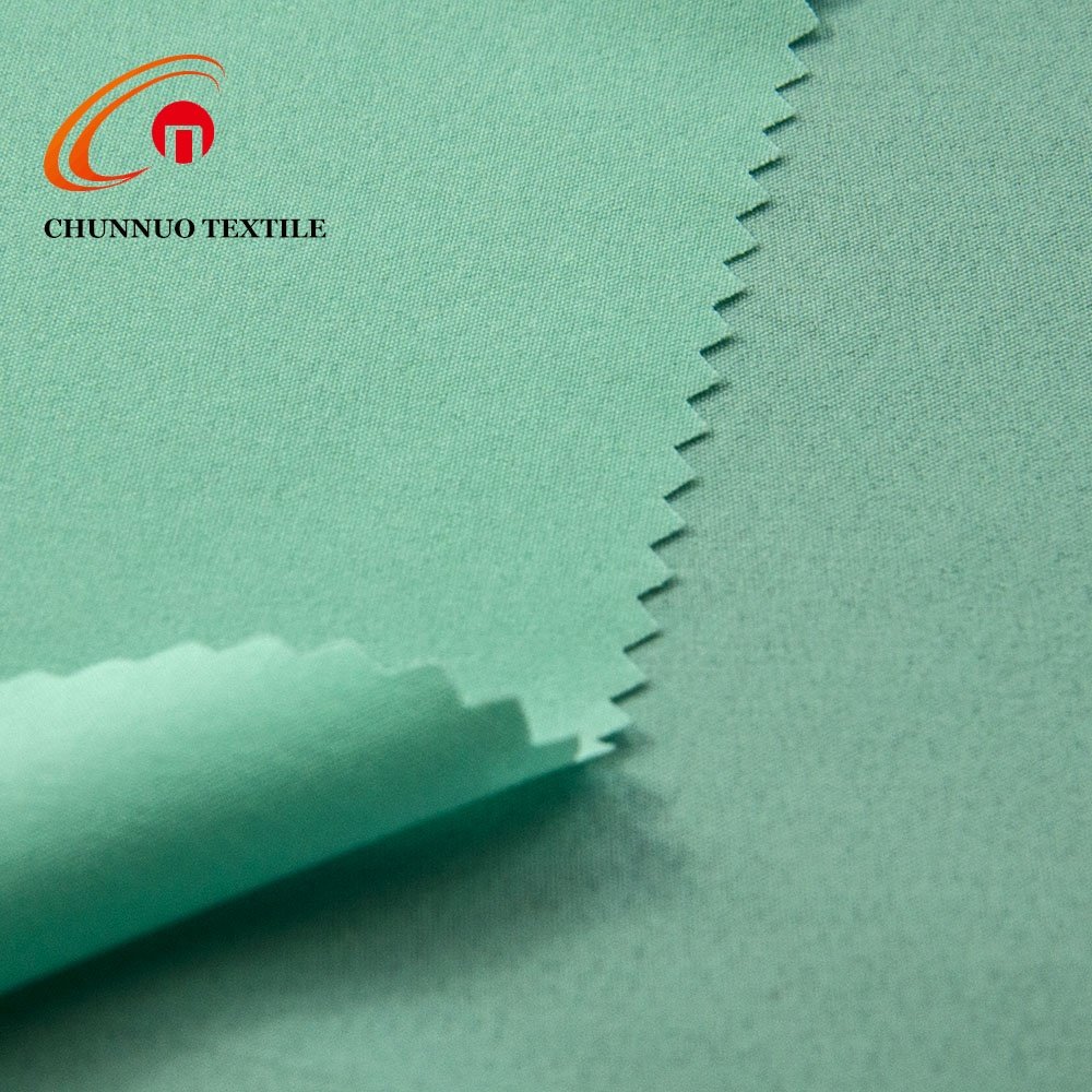 Chunnuo Textile 100D*100D 4 Way spandex Woven Fdy Fabric 100% Polyester Fabric For Shirts