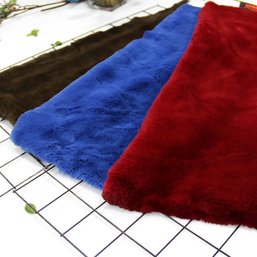 Soft Warm 100% Polyester Imitation Faux Rabbit Hair Fabric Plush Winter Coat Clothing Lining Fabric