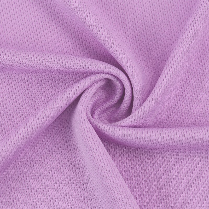 Quick Dry Sportswear Bird Eyes Warp knitting 100 Polyester Mesh Moisture Wicking Fabric