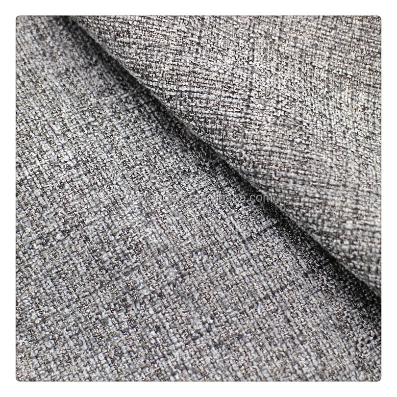 Home living 100% polyester durable linen fabric for sofa and pillow