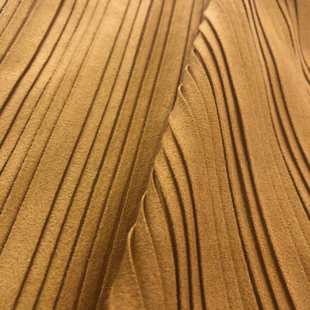 100% Polyester Pleat Suede Fabric Crinkle Suede Fabric with Different Design for the Garment Fabric