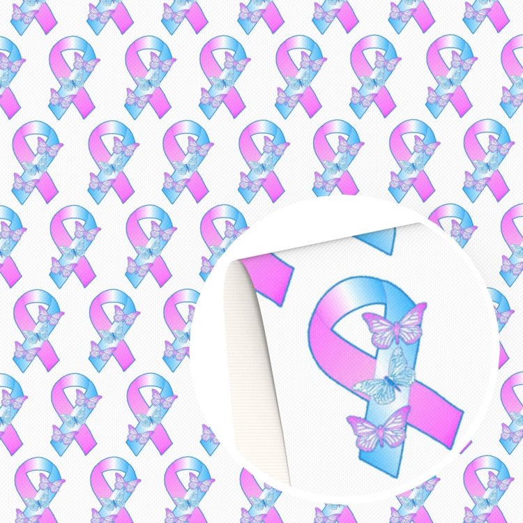 Breast Cancer Printed 100% Pure Cotton Fabric 50x145cm for Tissue Sewing Quilting Fabric Needlework Material DIY Handmade 34862