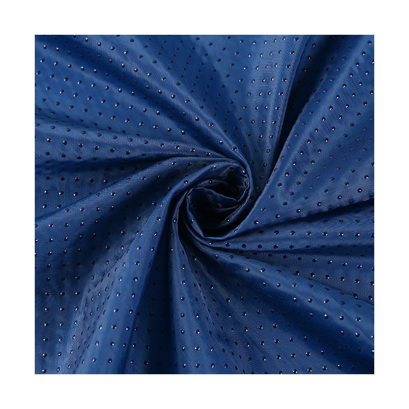 Customized 190T Taffeta Anti-Slip Gloves Carpet Fabric Non Slip Polyester Gabardine Dotted Anti Slip Fabric