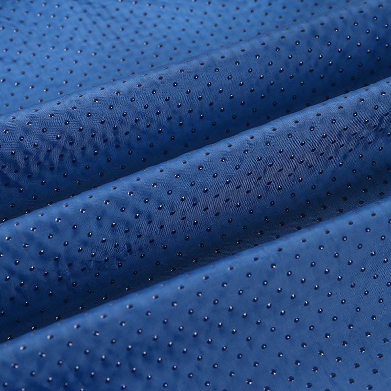 Customized 190T Taffeta Anti-Slip Gloves Carpet Fabric Non Slip Polyester Gabardine Dotted Anti Slip Fabric