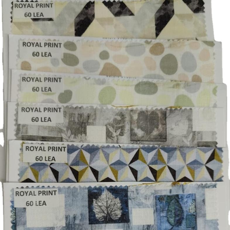 High Quality 120 gsm Pure Linen Fabric 60 lea Woven Summer Digital Print Shirting Soft Plain Style Shirts Dresses 100% Linen