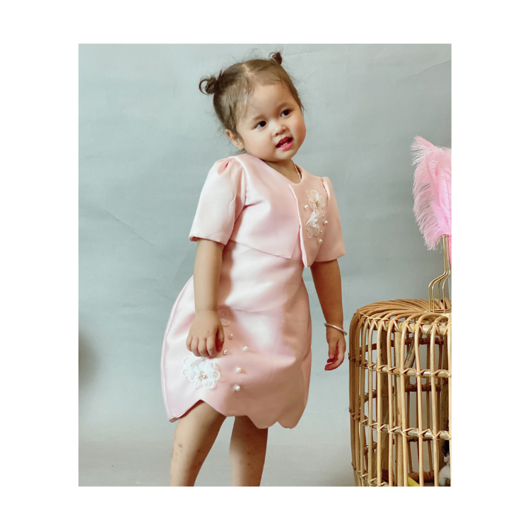 Beautiful Color Daily Girls Dresses for Children Pack in Manufacturer's Baby Girl Plastic Bag Good Price from Vietnam
