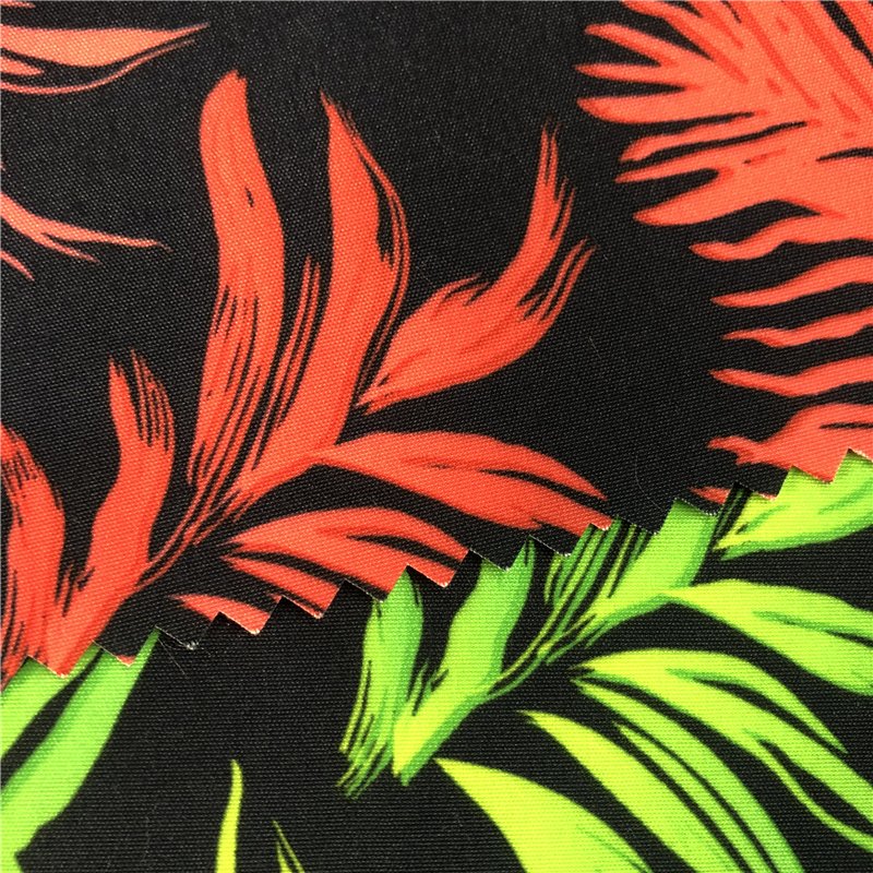 75D*150D 100%P micro peach fabric for beach pants waterproof printed fabric