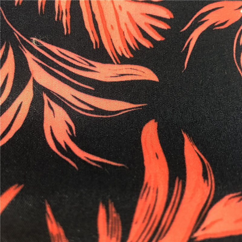 75D*150D 100%P micro peach fabric for beach pants waterproof printed fabric