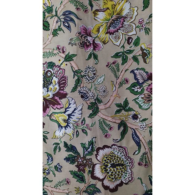 Custom 100% Organic Cotton Hand Printed Fabrics Indian Handmade Running Fabric Print Manufacturer Home Textiles Manufacturer