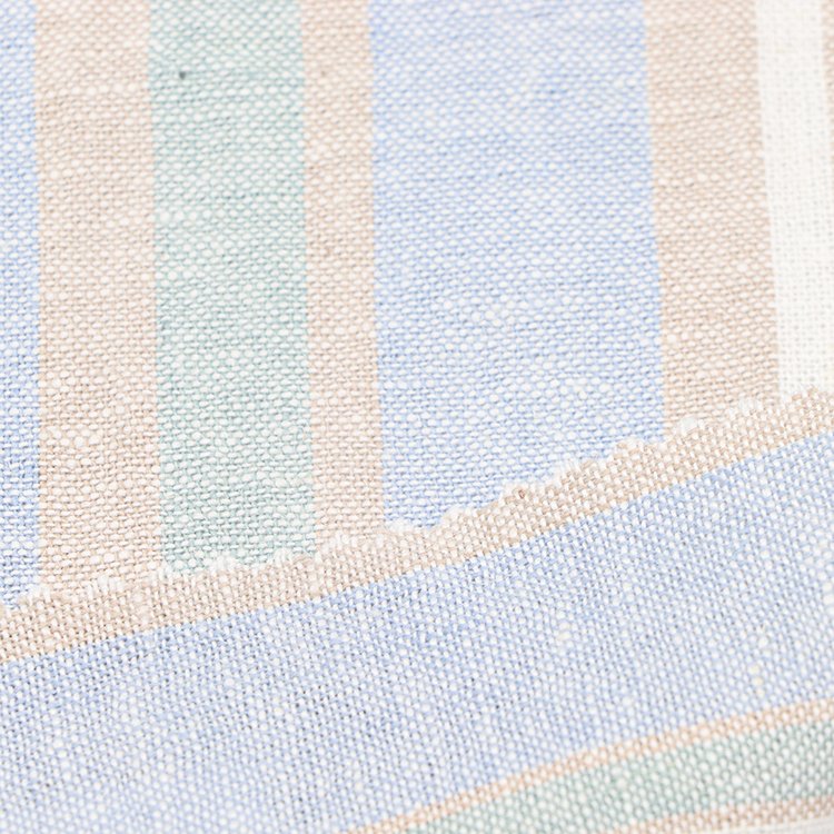 Ready goods yarn dyed fashion woven soft 45 viscose 55 linen fabric roll for lady shirts