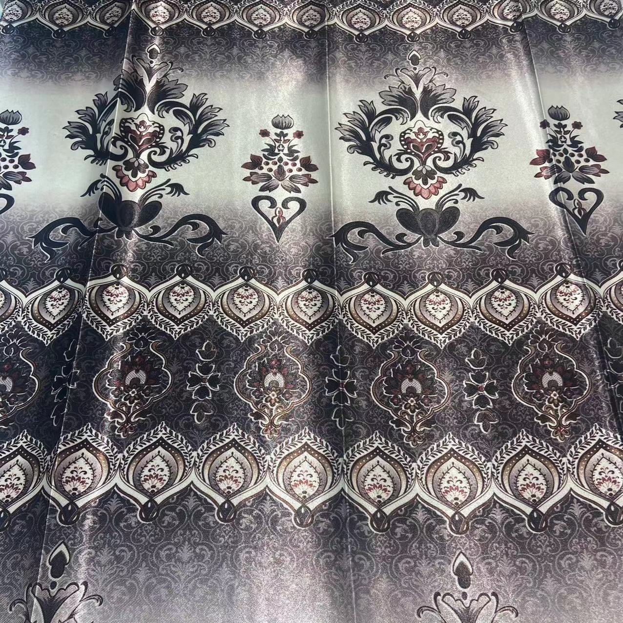Curtain Print Fabric 100% Polyester Woven Best Price in High Quality Blackout Roll Packing Free Customized 200gsm,200gsm 280 Cm