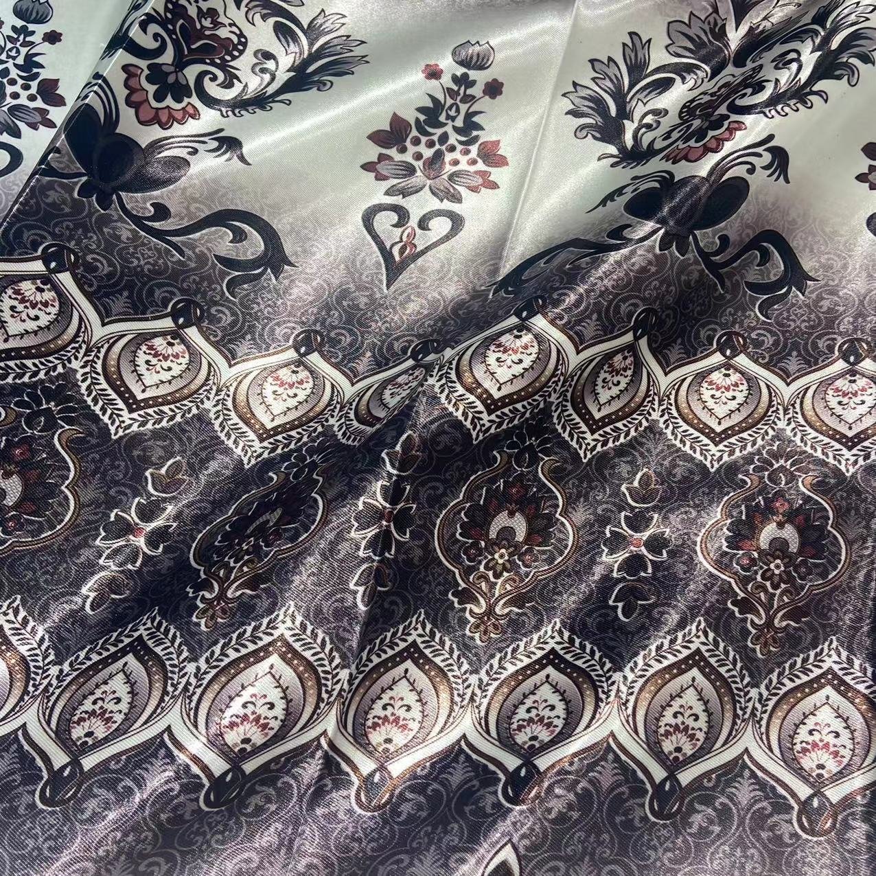 Curtain Print Fabric 100% Polyester Woven Best Price in High Quality Blackout Roll Packing Free Customized 200gsm,200gsm 280 Cm