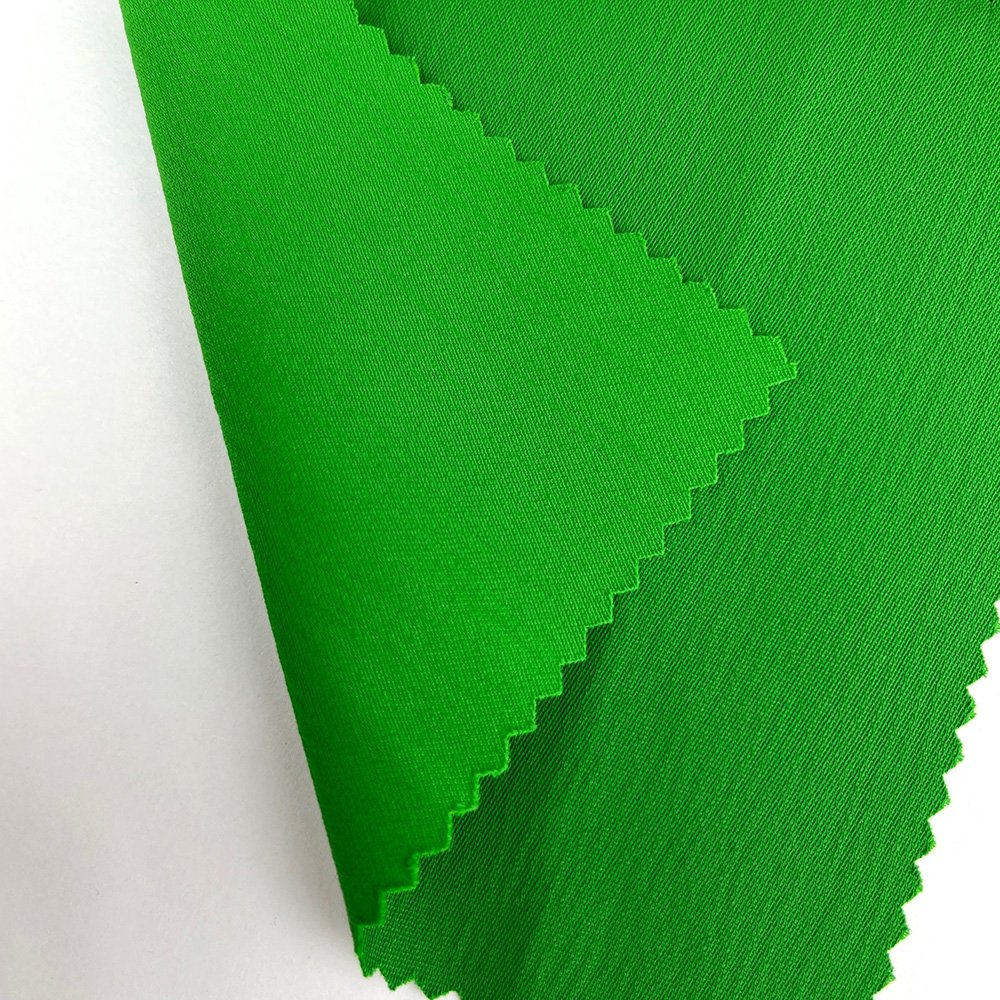 Custom solid color 260g SPH yarn 95 polyester 5 spandex Chiffon fabric good drape feeling fashion garment skirts fabric