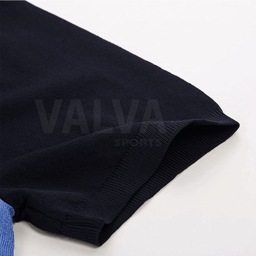Wholesale Premium Quality Men's Polo T-Shirts Quick Dry Knitted Fabric with Best Material Color Contrast Print Pattern