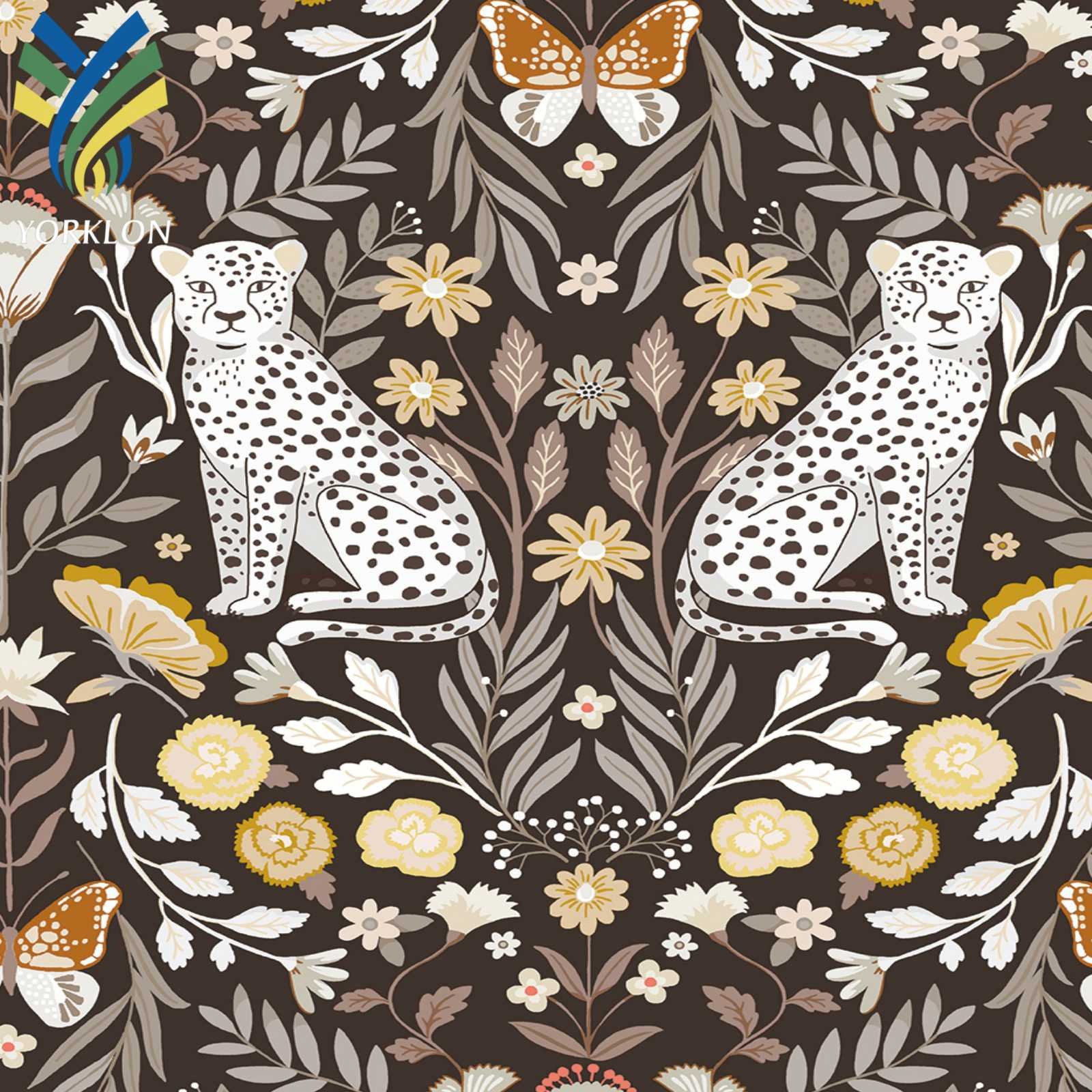 YF-CR11 Luxury Designs Home Decoration 3D Little Girl Children Kids Baby Bedroom Cartoon Animal Wall Mural Wallpaper