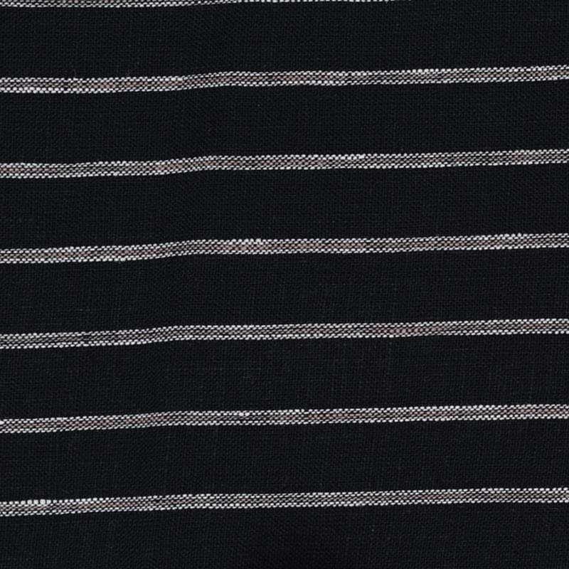 Custom low price stocklot eco-friendly yarn dyeing shirt blouses stripe 100% linen fabric yarn dyed fabrics for clothing