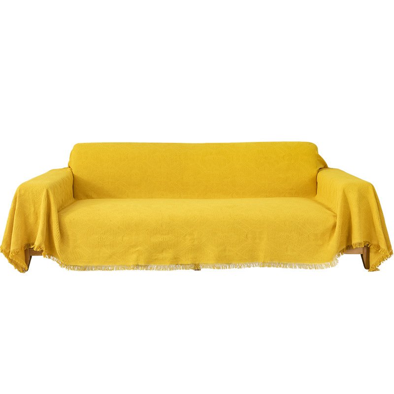 High Quality Three-Seat Polyester Sofa Protective Cover Elastic Stretch Design for Home Use for 4-Seater Sofas