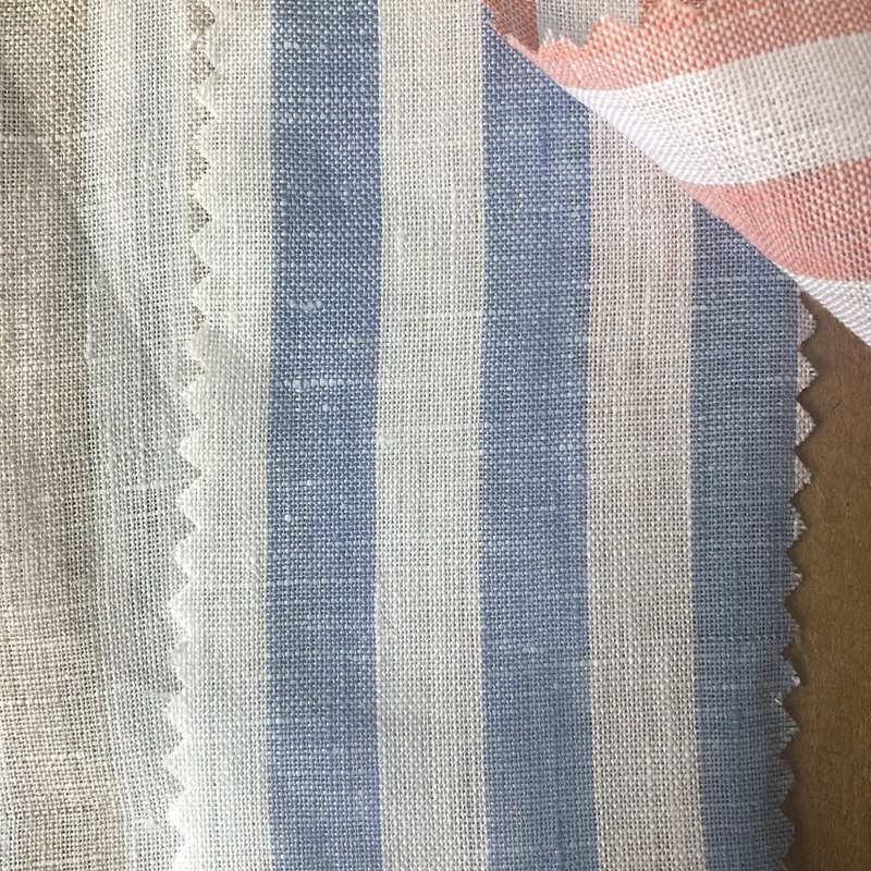 high quality OEKO-TEX certified yarn dyed stripe pattern pure linen fabric for clothing cushion beddings