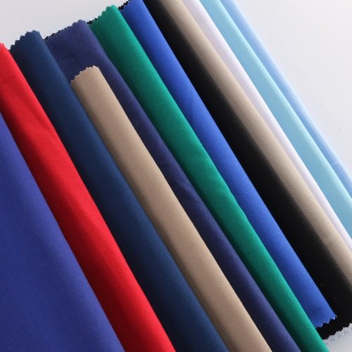 100% Cotton TC CVC 65/35 80/20 Poplin Woven Poly Cotton Fabric Plain Pants Uniform Polyester Cotton Twill Drill Workwear Fabric