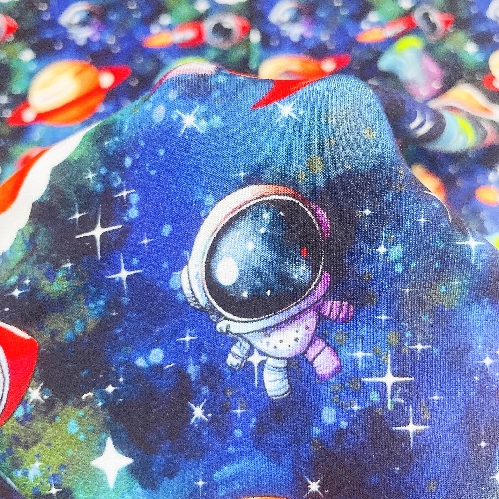 custom digital printed 95 bamboo 5 spandex fabric cartoon bamboo fiber fabric for pants