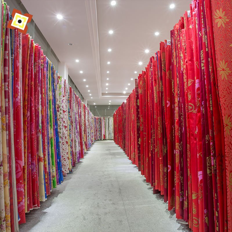 100% polyester warp knitted gilt printed fabric for mattress rayon print fabric fabrics for bed linen