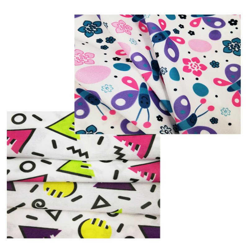 High Quality PUL customized patterned 1.5m width waterproof 100% polyester cheap price digital printing baby diaper fabric