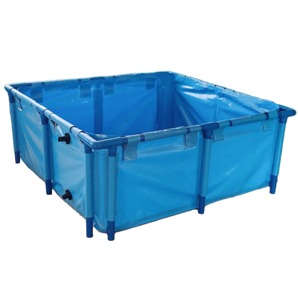 100% Polyester Water Tanks Swimming Pool Waterproof PVC Fish Pond Pools 500gsm 650gsm 700gsm Tarpaulin Woven Pattern Coat Design