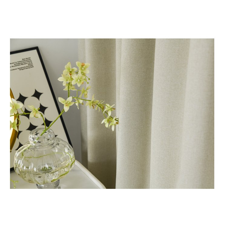 Excellent Rank The New Fall Collection Debuts 100% Blackout Curtains In The Bed Room With Cotton Linen Fabric Roll