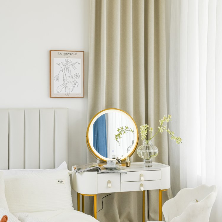 Excellent Rank The New Fall Collection Debuts 100% Blackout Curtains In The Bed Room With Cotton Linen Fabric Roll