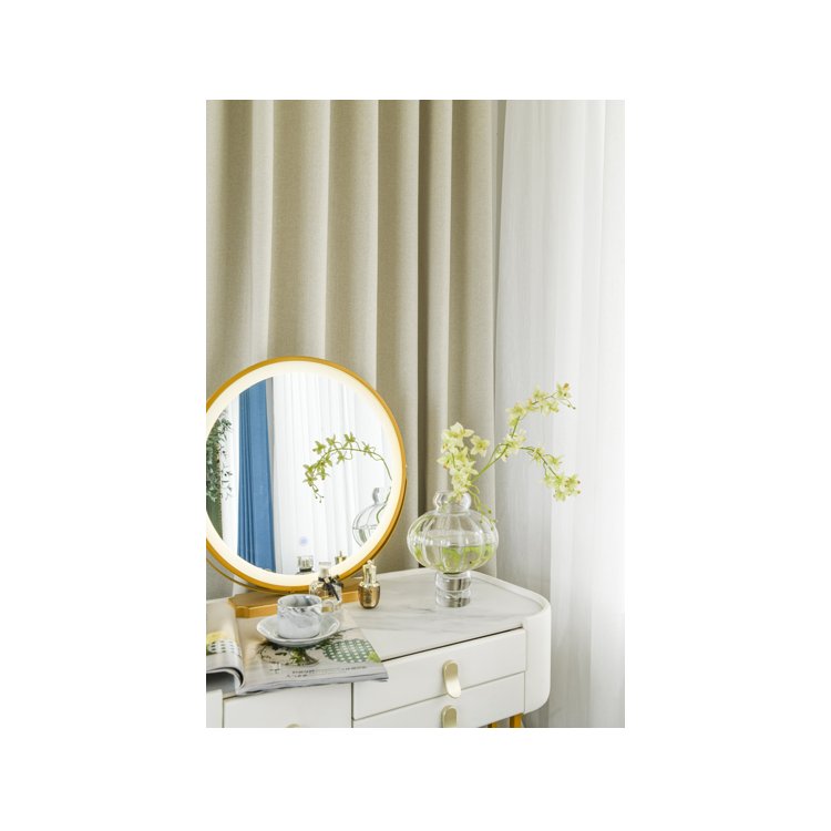 Excellent Rank The New Fall Collection Debuts 100% Blackout Curtains In The Bed Room With Cotton Linen Fabric Roll