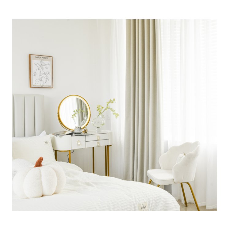 Excellent Rank The New Fall Collection Debuts 100% Blackout Curtains In The Bed Room With Cotton Linen Fabric Roll
