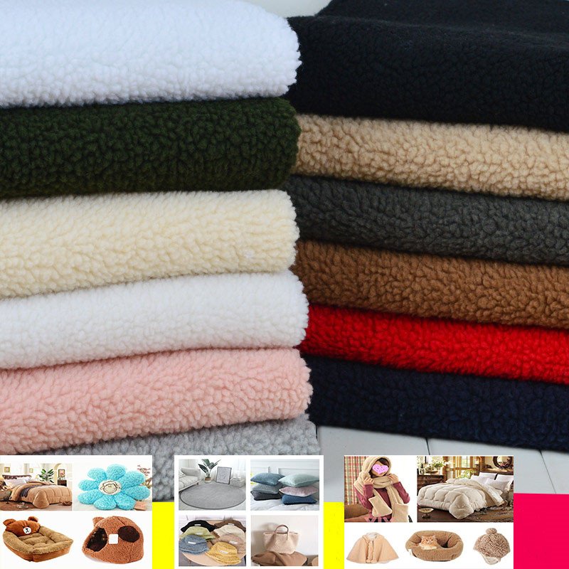 Suzhou meidao sherpa berber fleece fabric 100% polyester fabric stretch knitted fabric for jacket lining Coat garment