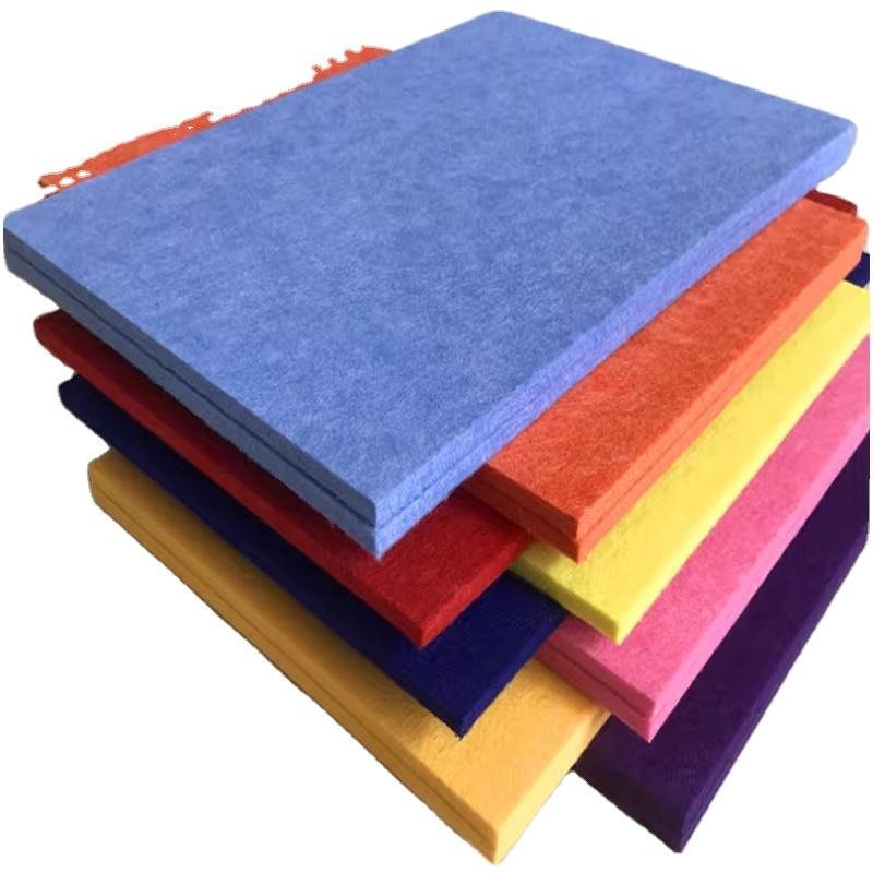 Colorful thickness 1mm-5mm 100% bamboo fiber needle punched nonwoven fabric felt printing felt