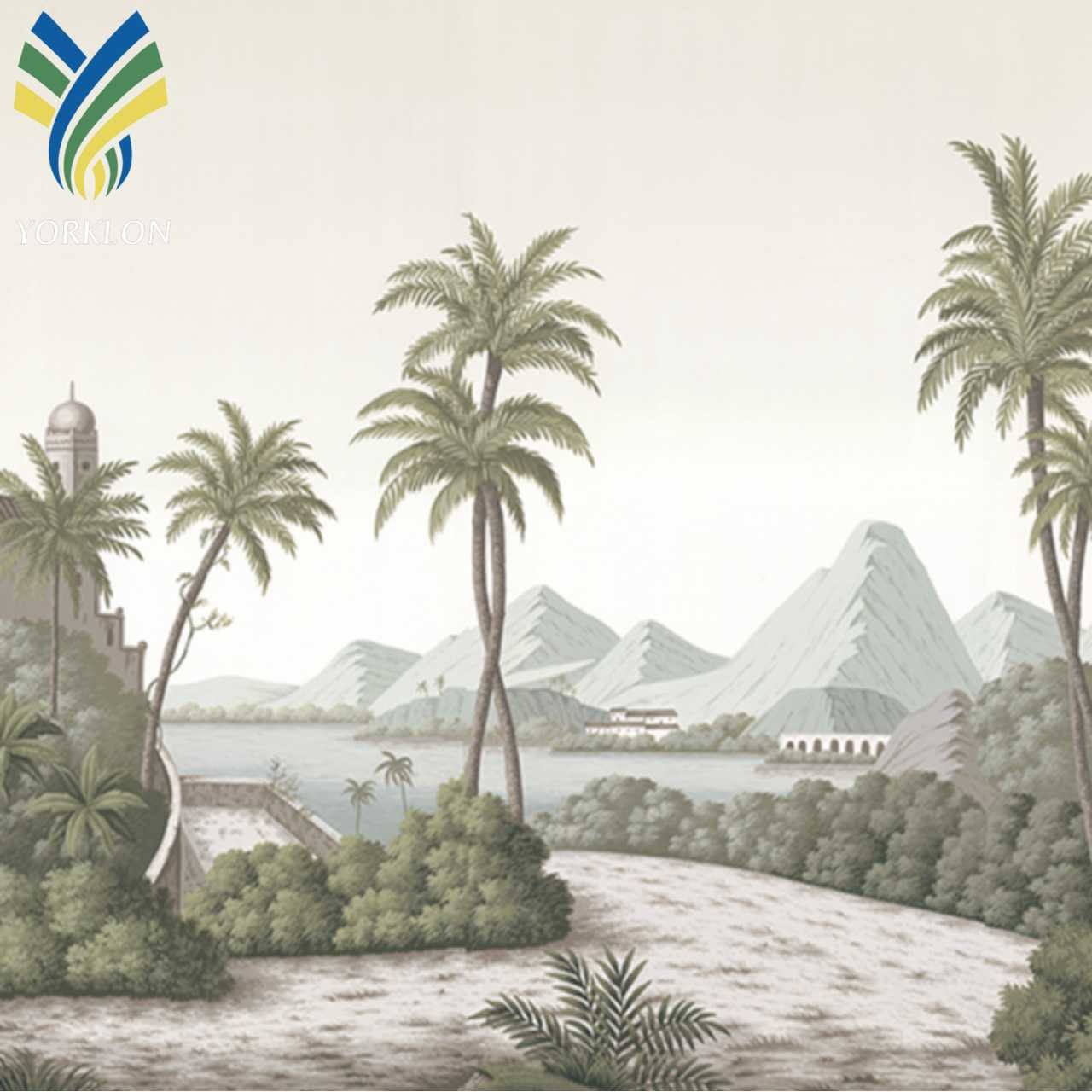 YKEAX 189 Custom Personalize Painting 3D 5D 6D Walls Design Mural Botanical Tropical Patterned Wall paper Wallpaper