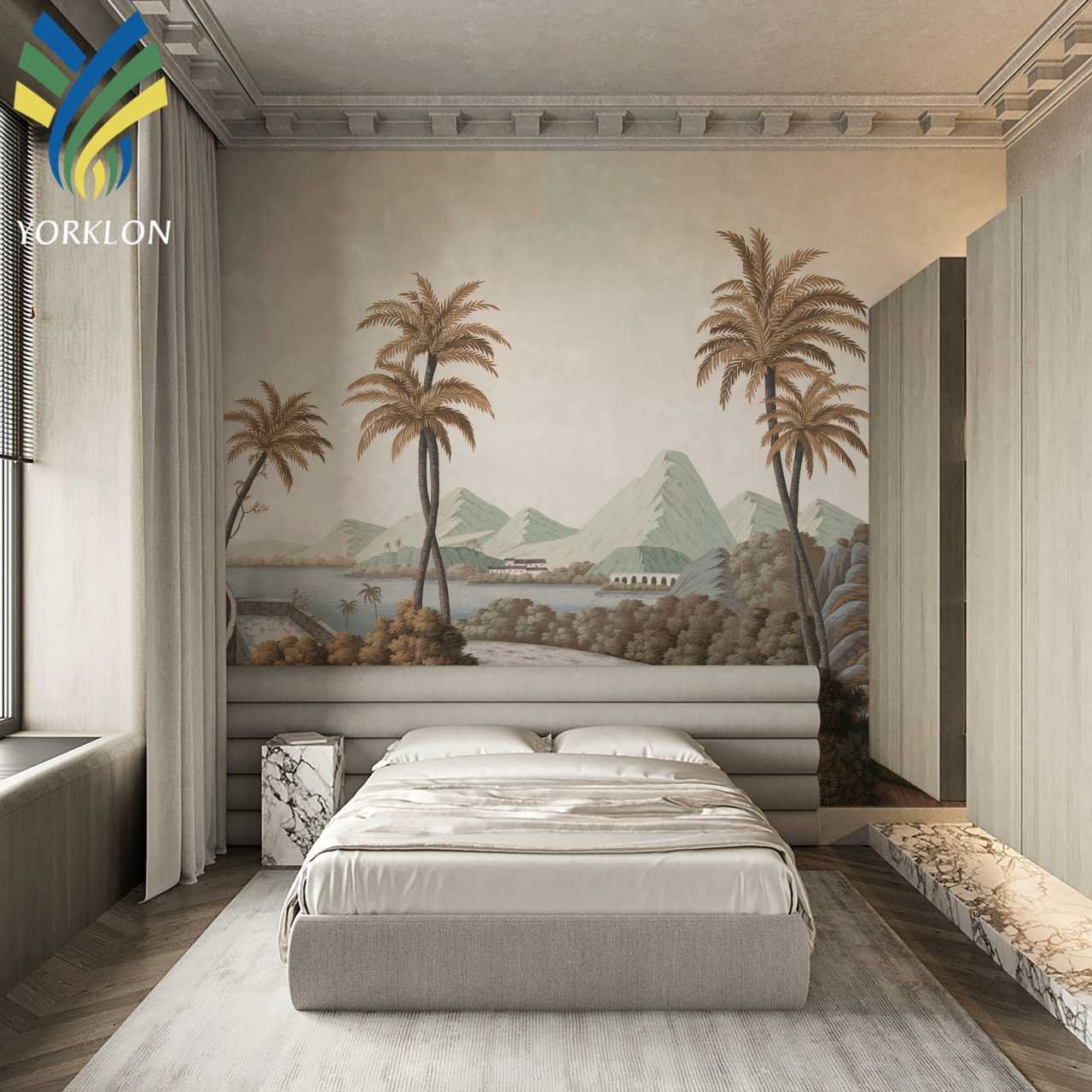 YKEAX 189 Custom Personalize Painting 3D 5D 6D Walls Design Mural Botanical Tropical Patterned Wall paper Wallpaper