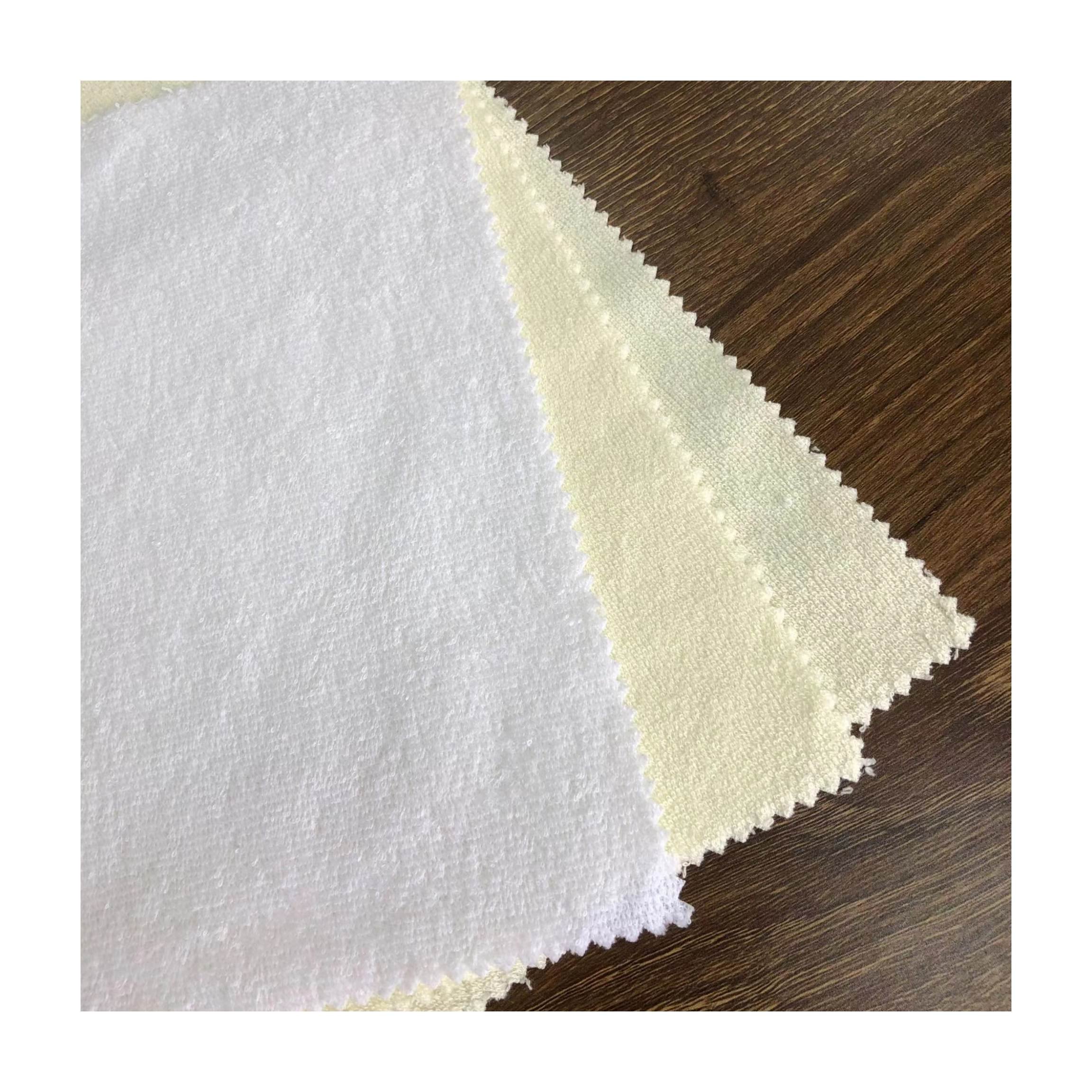 pul fabric waterproof 150-230GSM Waterproof Polyurethane TPU bonding lamination pul waterproof breathable Polyester Cotton French Terry Cloth Fabric