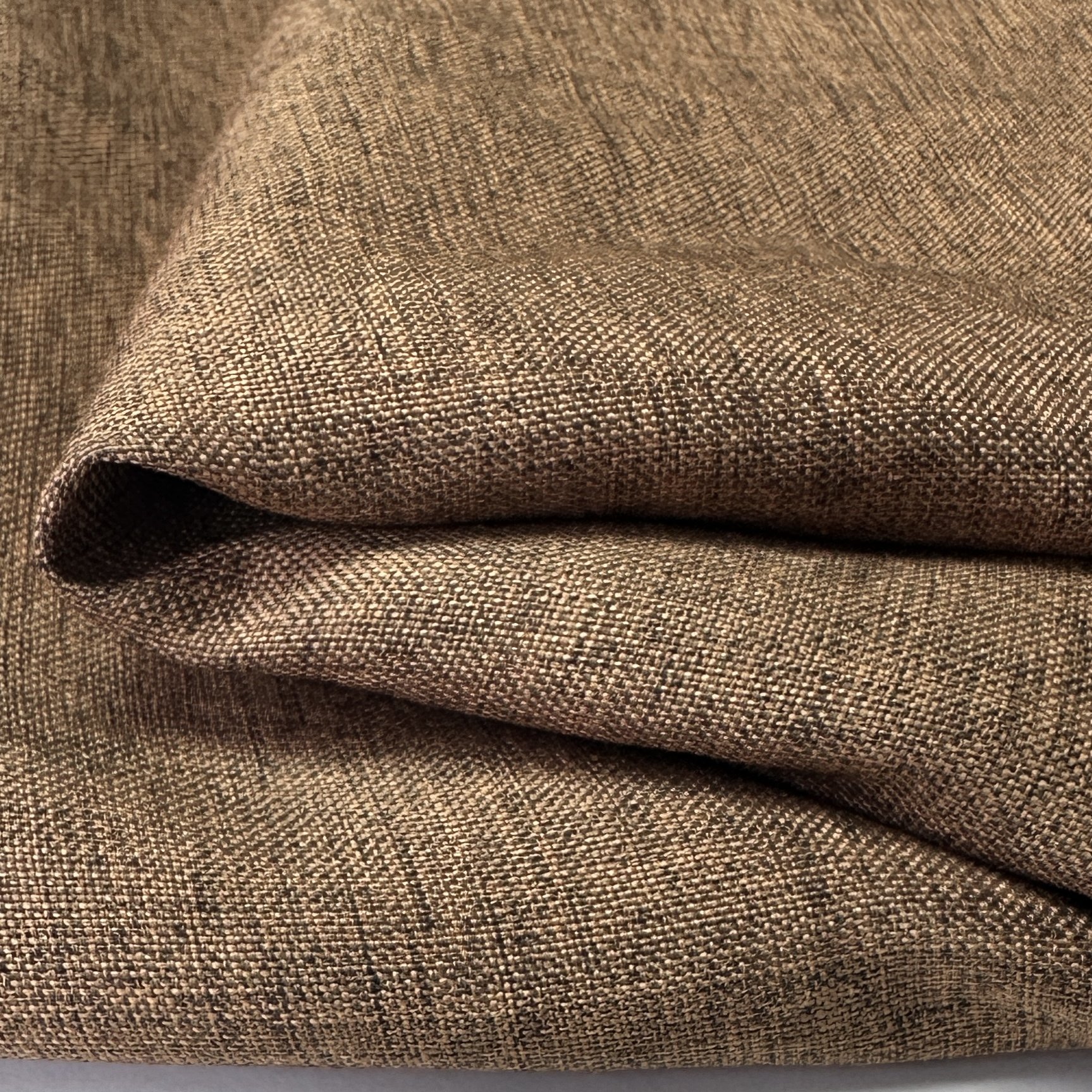 Factory Direct 100% Polyester Imitated Linen Fabric for Home Decoration