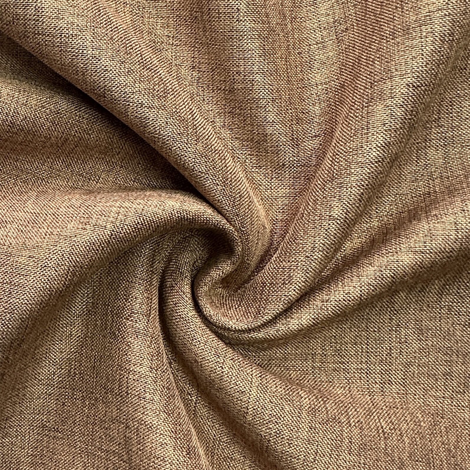 Factory Direct 100% Polyester Imitated Linen Fabric for Home Decoration