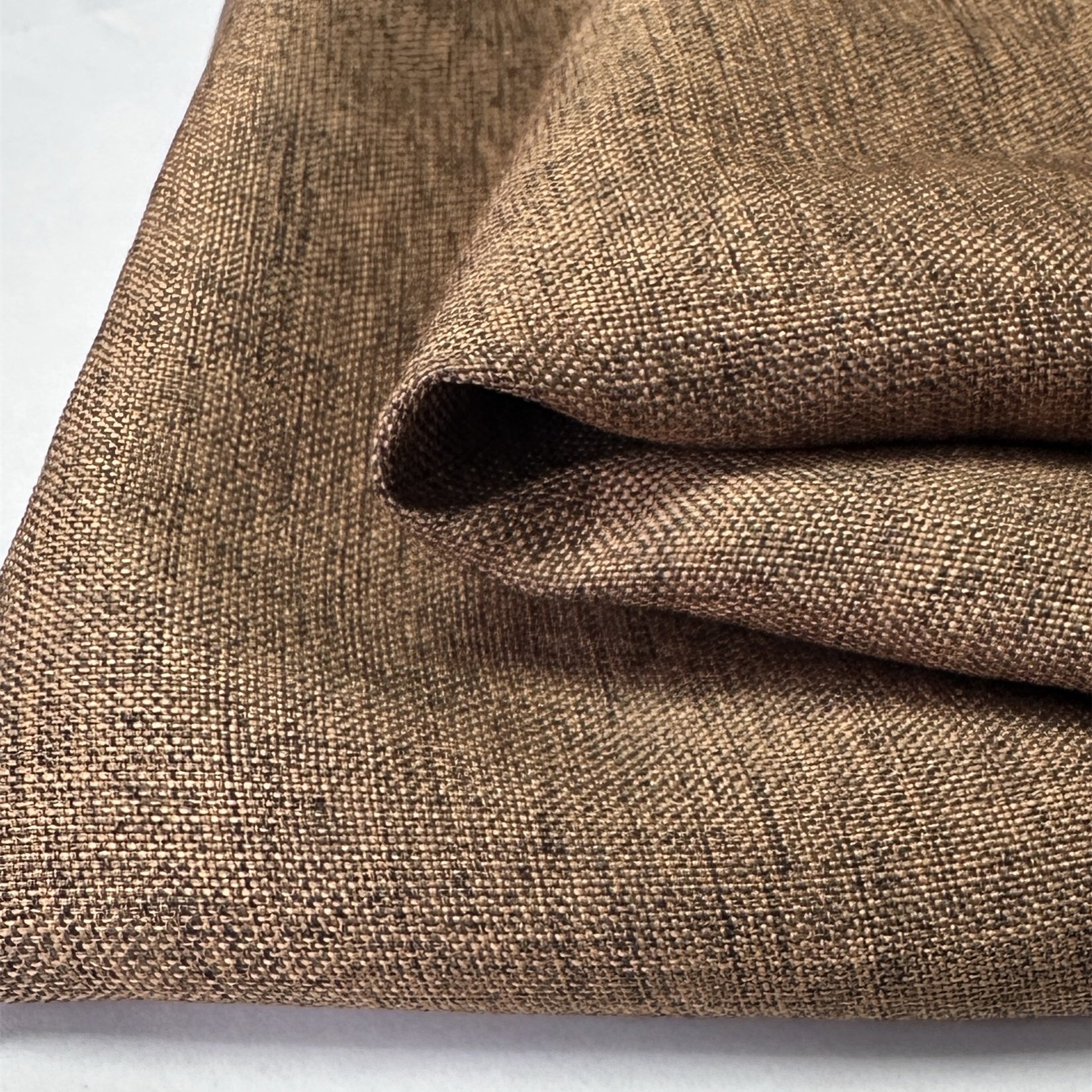 Factory Direct 100% Polyester Imitated Linen Fabric for Home Decoration
